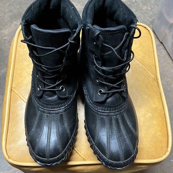 Mens Sorel size 9 Cheyanne boots-black - Picture 2 of 6